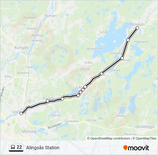 22  Line Map