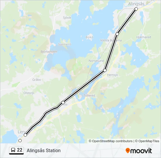 22  Line Map