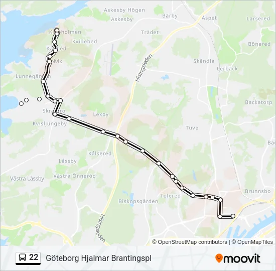 22  Line Map