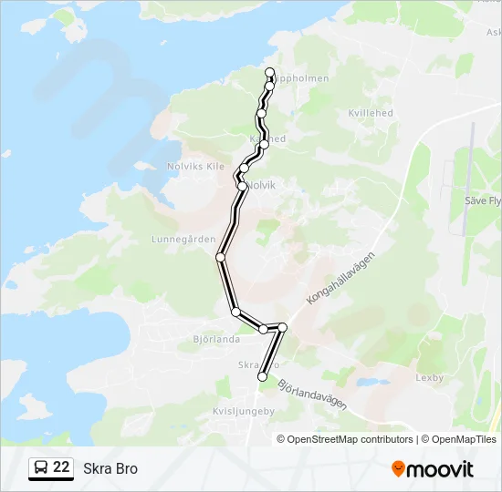 22  Line Map