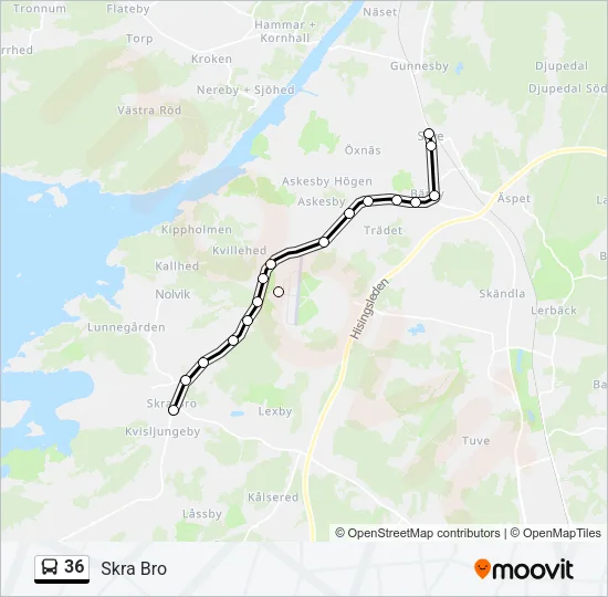 36  Line Map