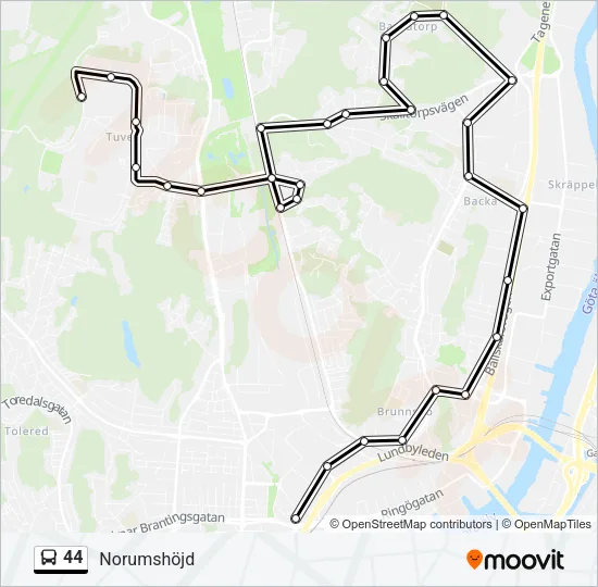 44  Line Map