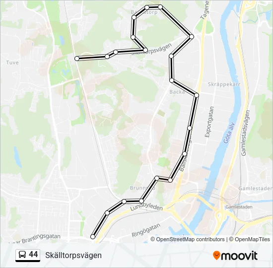 44  Line Map