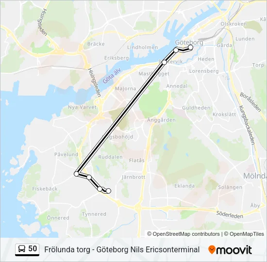 50  Line Map