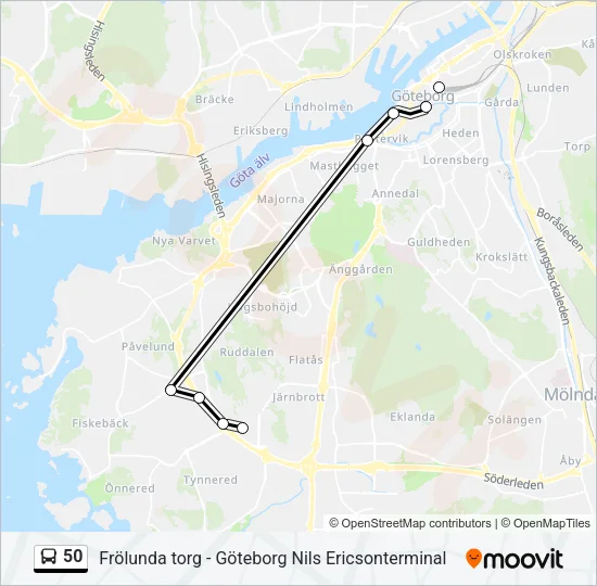 50  Line Map