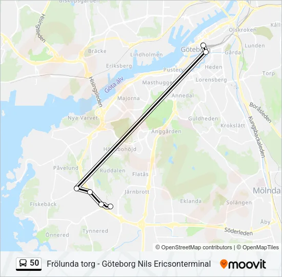 50  Line Map