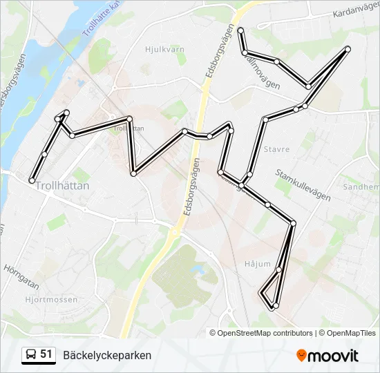 51  Line Map
