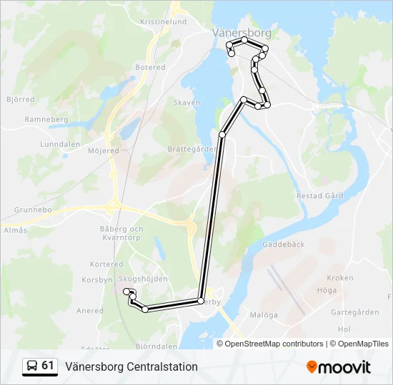 61  Line Map