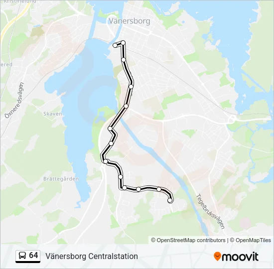 64  Line Map