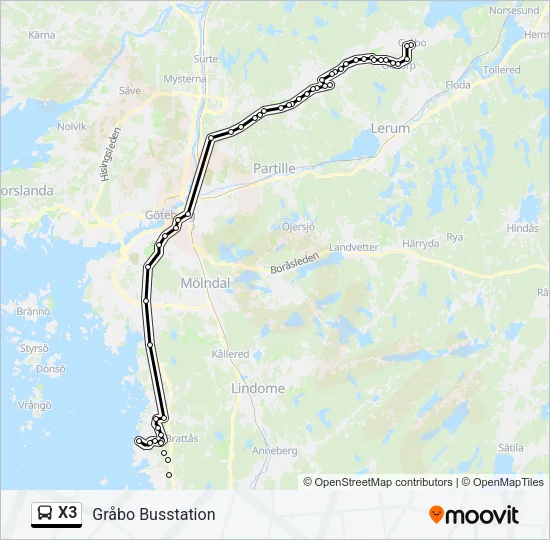 X3  Line Map