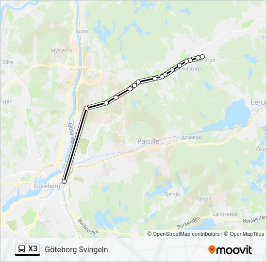 X3  Line Map