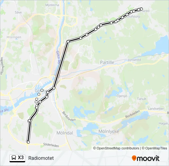 X3  Line Map