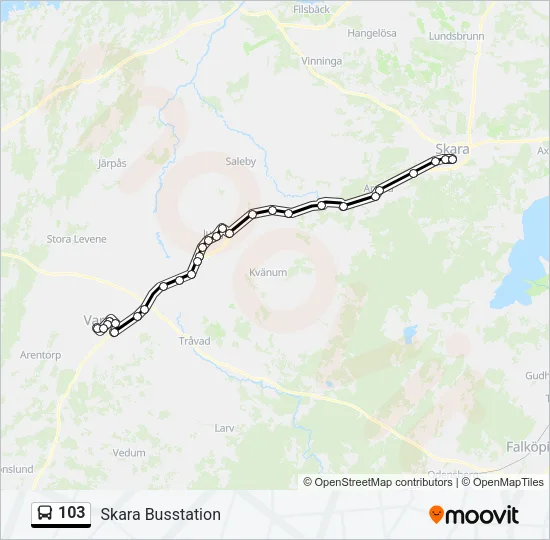 103  Line Map