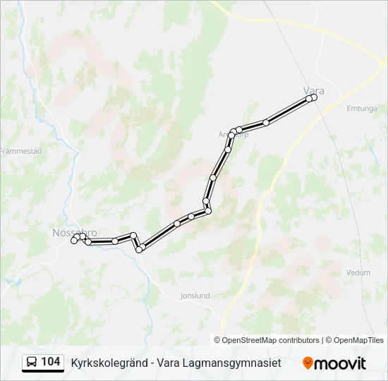 104  Line Map