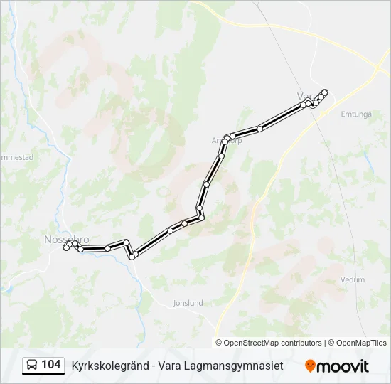 104  Line Map