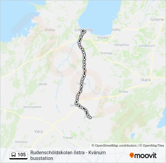 105  Line Map