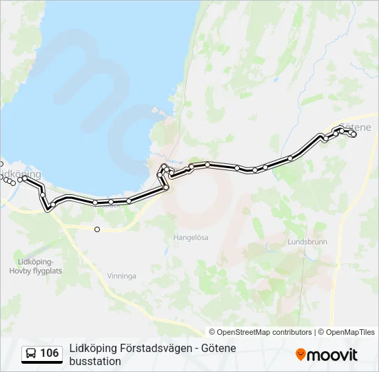 106  Line Map