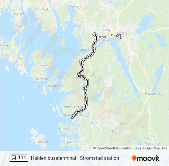 111  Line Map