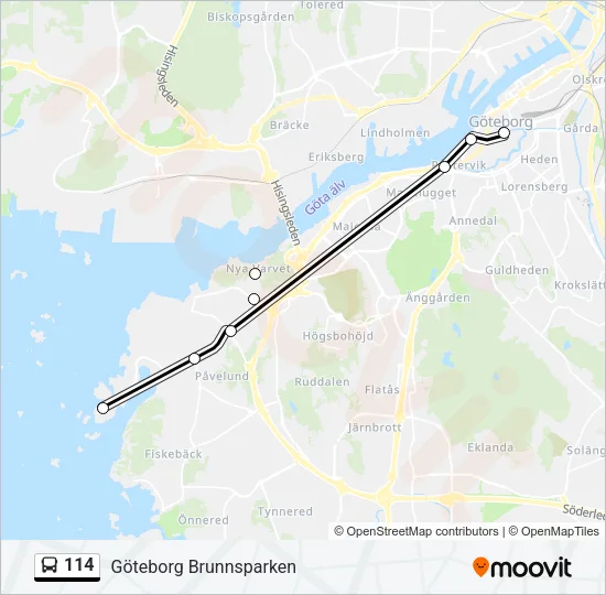 114  Line Map