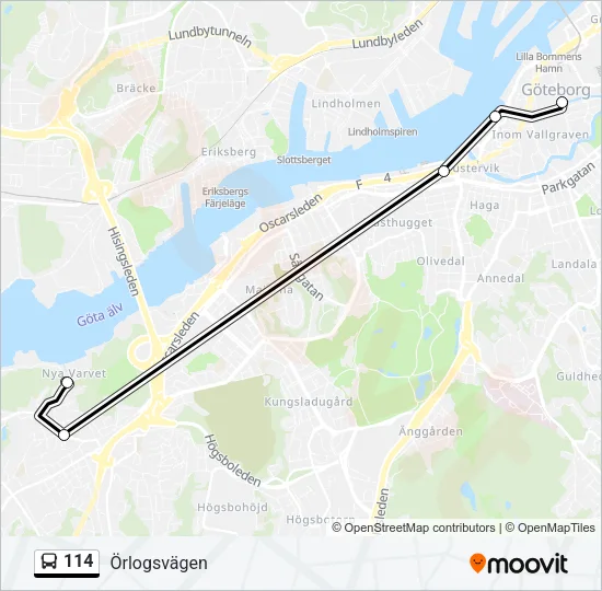 114  Line Map