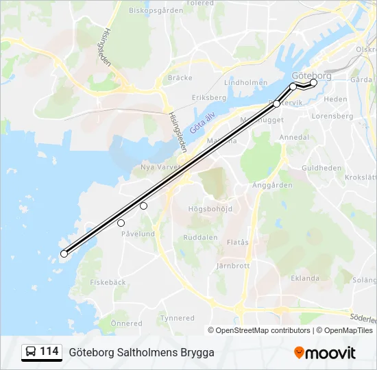 114  Line Map