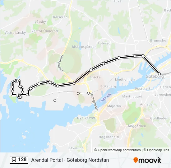 128  Line Map