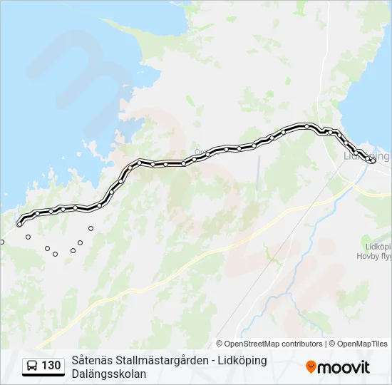 130  Line Map