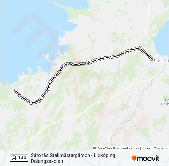 130  Line Map