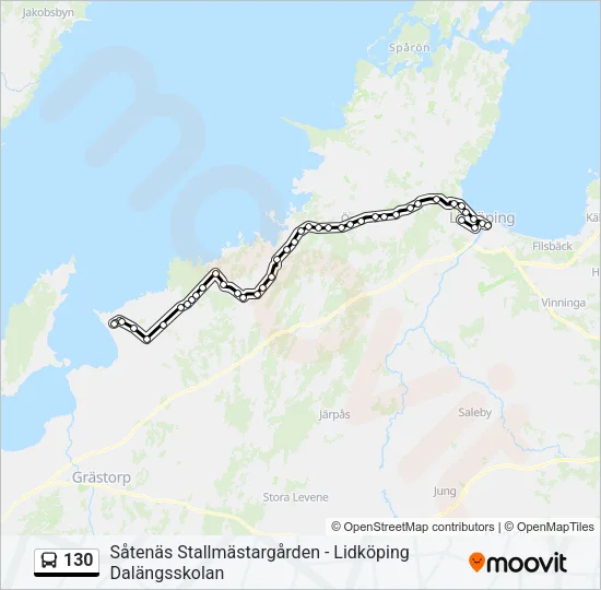 130  Line Map