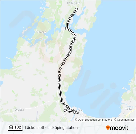 132  Line Map