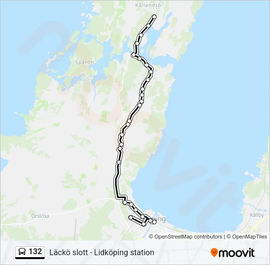 132  Line Map