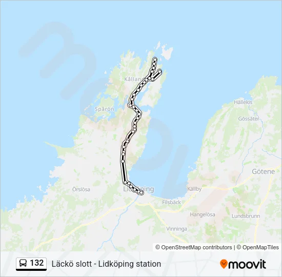 132  Line Map
