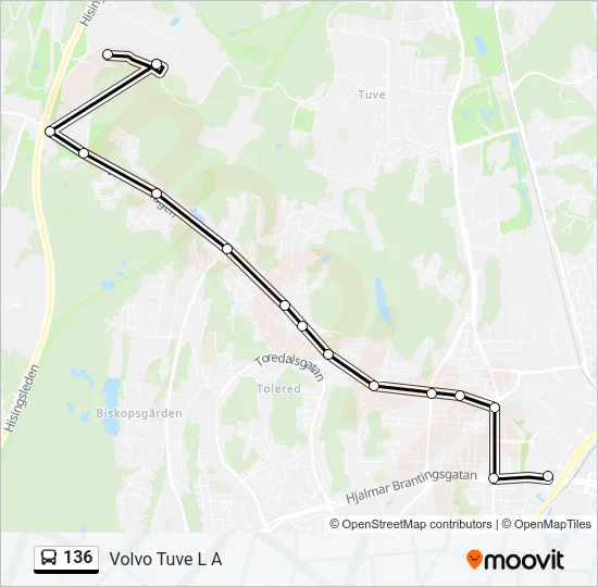 136  Line Map