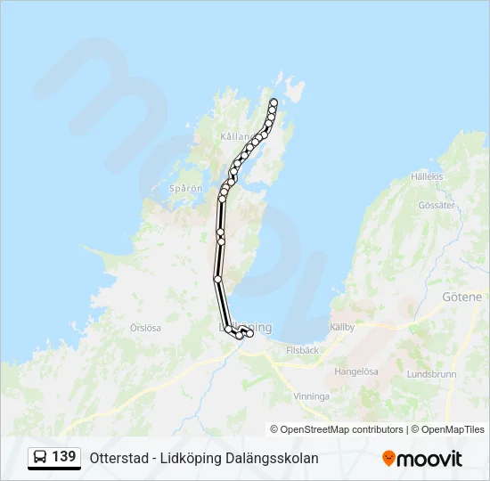139  Line Map