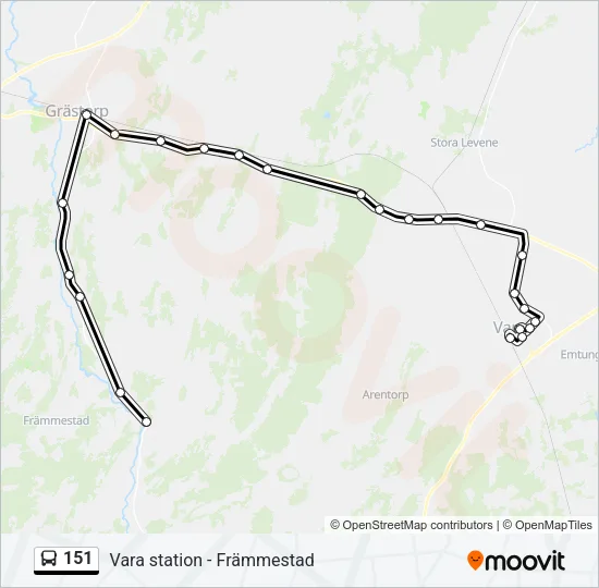 151  Line Map