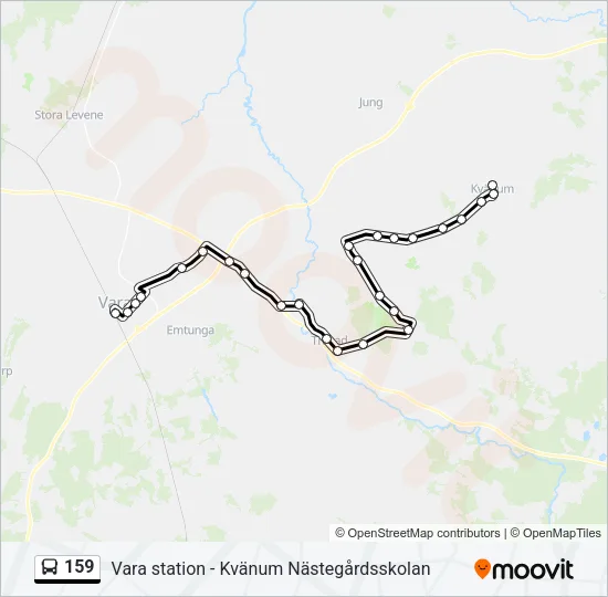 159  Line Map