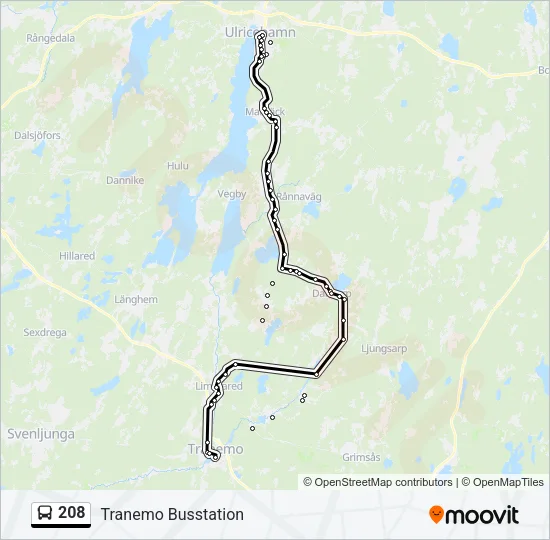 208  Line Map