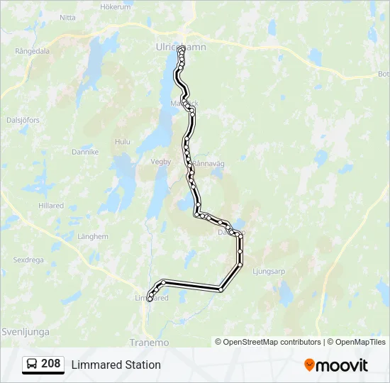 208  Line Map