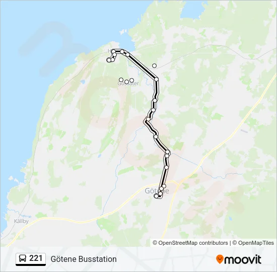 221  Line Map
