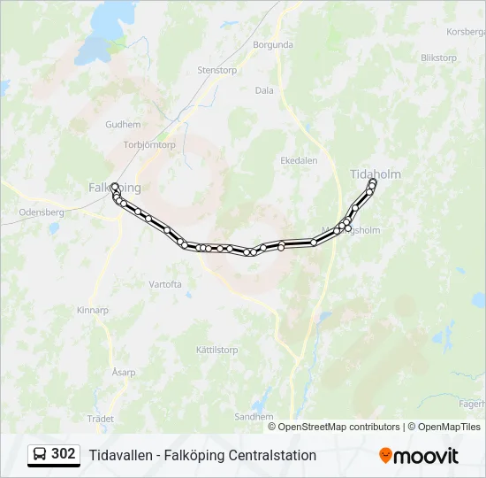 302  Line Map