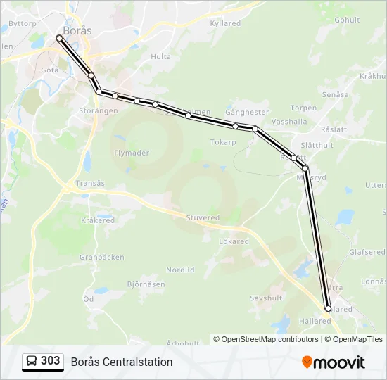 303  Line Map