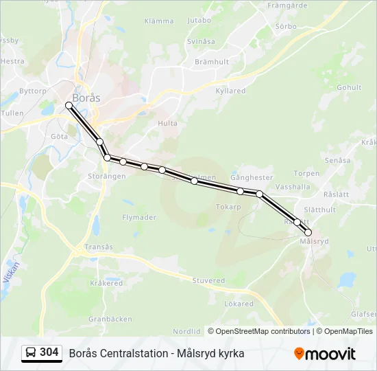 304  Line Map