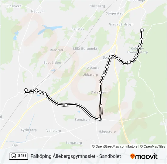 310  Line Map