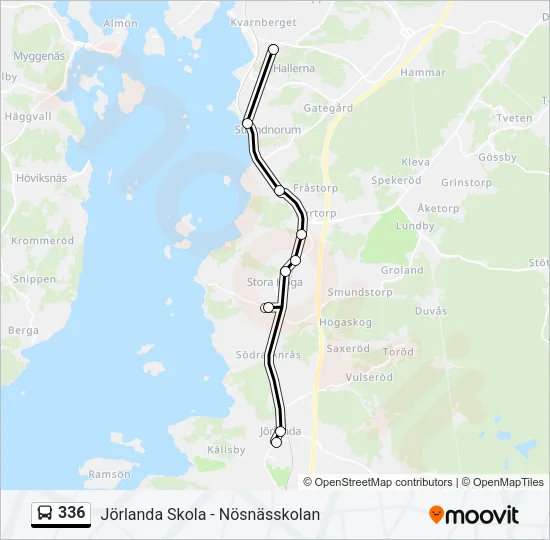 336  Line Map