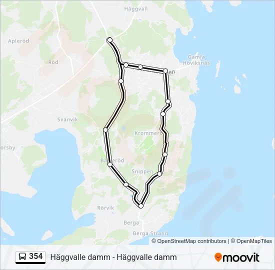 354  Line Map