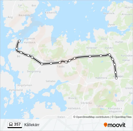 357  Line Map