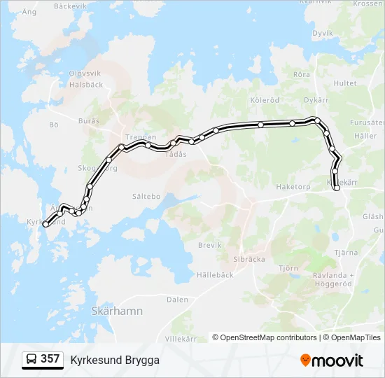 357  Line Map