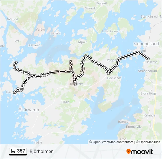 357  Line Map
