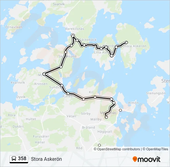 358  Line Map