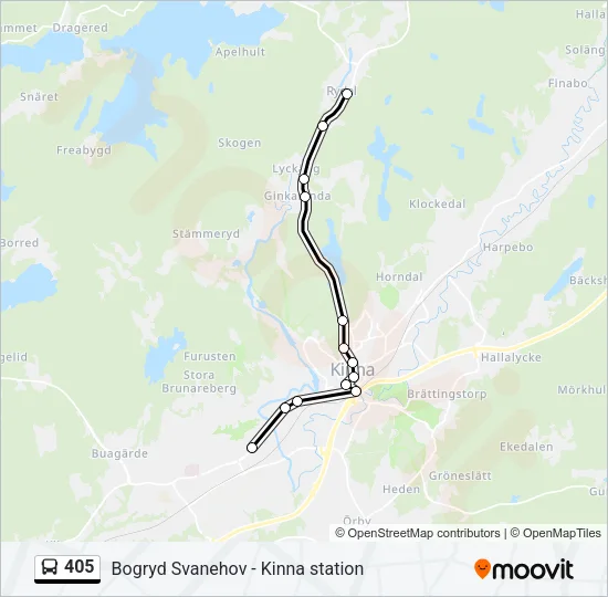 405  Line Map